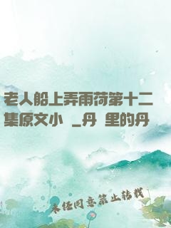 老人船上弄雨荷第十二集原文小說