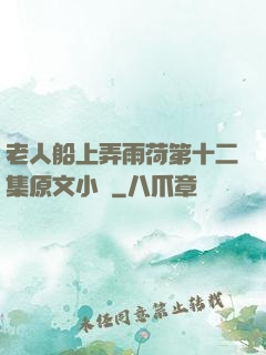 老人船上弄雨荷第十二集原文小說