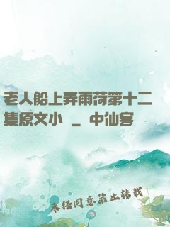 老人船上弄雨荷第十二集原文小說