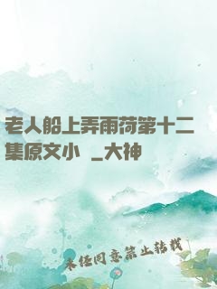 老人船上弄雨荷第十二集原文小說