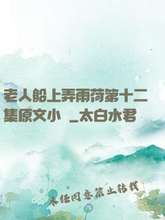 老人船上弄雨荷第十二集原文小說