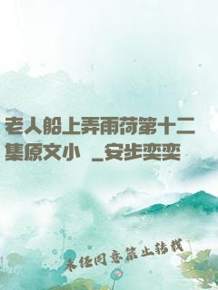 老人船上弄雨荷第十二集原文小說