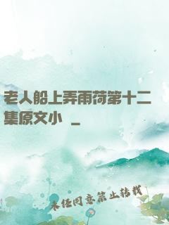 老人船上弄雨荷第十二集原文小說