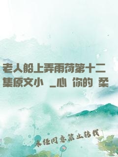 老人船上弄雨荷第十二集原文小說