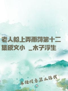 老人船上弄雨荷第十二集原文小說