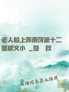 老人船上弄雨荷第十二集原文小說