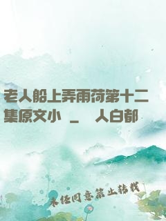 老人船上弄雨荷第十二集原文小說