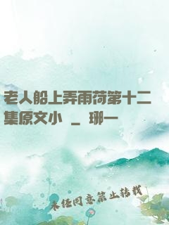 老人船上弄雨荷第十二集原文小說