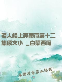 老人船上弄雨荷第十二集原文小說