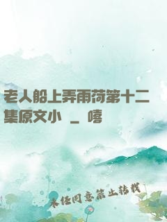 老人船上弄雨荷第十二集原文小說