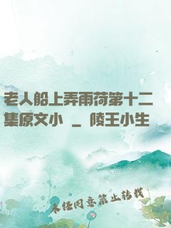 老人船上弄雨荷第十二集原文小說
