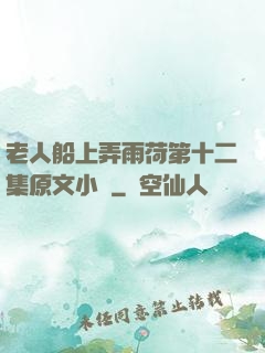 老人船上弄雨荷第十二集原文小說