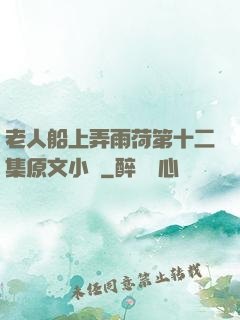 老人船上弄雨荷第十二集原文小說
