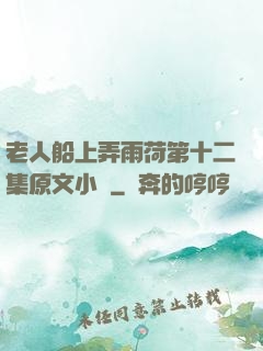 老人船上弄雨荷第十二集原文小說