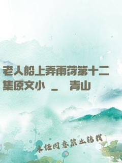 老人船上弄雨荷第十二集原文小說