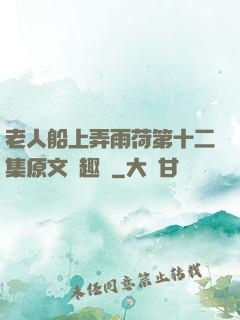 老人船上弄雨荷第十二集原文筆趣閣