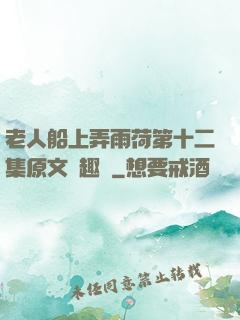 老人船上弄雨荷第十二集原文筆趣閣