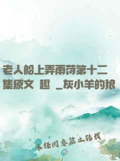 老人船上弄雨荷第十二集原文筆趣閣