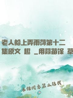 老人船上弄雨荷第十二集原文筆趣閣
