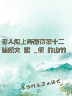 老人船上弄雨荷第十二集原文筆趣閣
