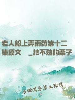 老人船上弄雨荷第十二集原文閱讀