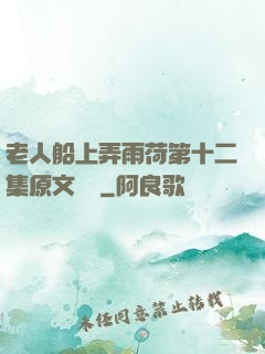 老人船上弄雨荷第十二集原文閱讀