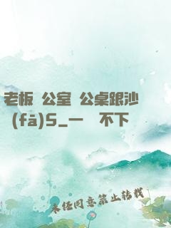老板辦公室辦公桌跟沙發(fā)5