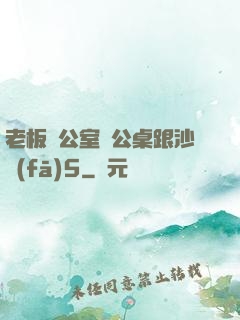 老板辦公室辦公桌跟沙發(fā)5