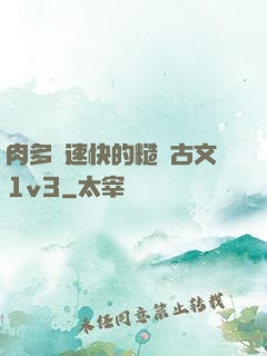 肉多車速快的糙漢古文1v3