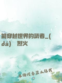 能穿越世界的武者
