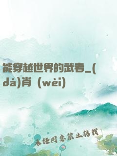 能穿越世界的武者