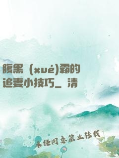 腹黑學(xué)霸的追妻小技巧