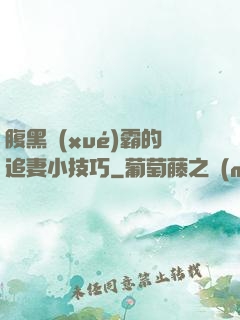 腹黑學(xué)霸的追妻小技巧