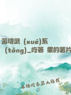 苦境武學(xué)系統(tǒng)