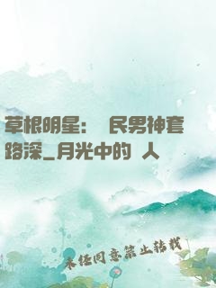 草根明星：國民男神套路深