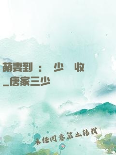 萌妻到貨：陸少請簽收