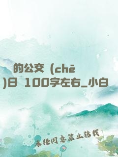 蘇蘇的公交車(chē)日記100字左右