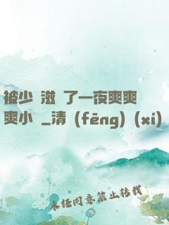 被少婦滋潤了一夜爽爽爽小說