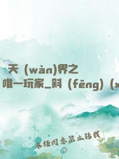諸天萬(wàn)界之唯一玩家