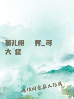 諸葛孔明縱橫異界