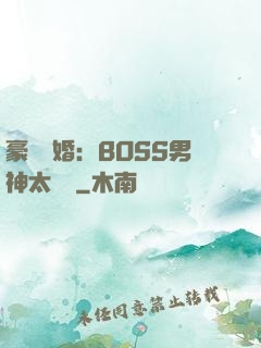 豪門閃婚：BOSS男神太難纏