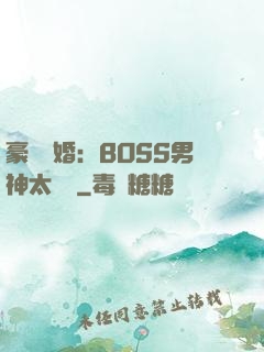 豪門閃婚：BOSS男神太難纏