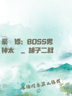 豪門閃婚：BOSS男神太難纏