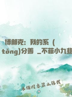 賽博朋克：我的系統(tǒng)分善惡