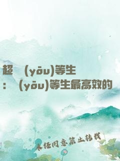 超級優(yōu)等生：優(yōu)等生最高效的學習方法（超值金版）