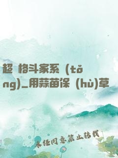 超級格斗家系統(tǒng)