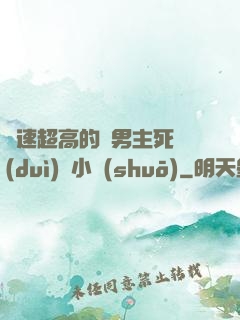 車速超高的雙男主死對(duì)頭小說(shuō)