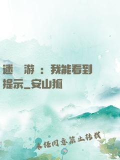 迷霧島游戲：我能看到提示