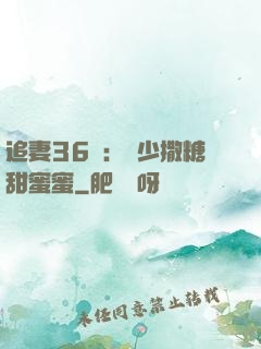 追妻36計：陸少撒糖甜蜜蜜