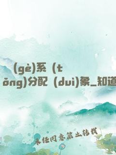 這個(gè)系統(tǒng)分配對(duì)象